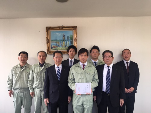 入社式